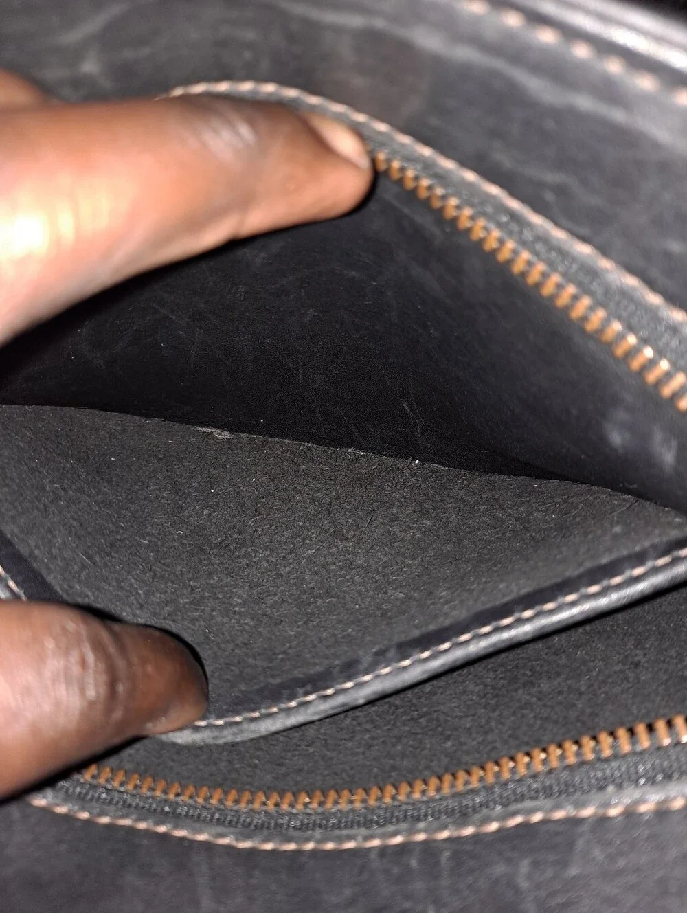 Coach Black Blecker Leather Tote with Top Handles